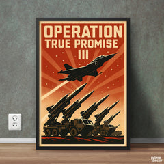 Operation True Promise III | Iran War 2025 | Army Poster Wall Art