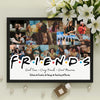 Good Time + Crazy Friends Collage Pictures with Text (Single Panel) | Customised Wall Art
