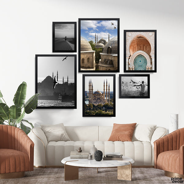 Beautiful Sites Of Turkey (6 Panel) Travel Wall Art