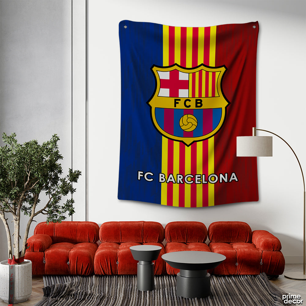 FC Barcelona Club | Sports Tapestry - Prime Décor