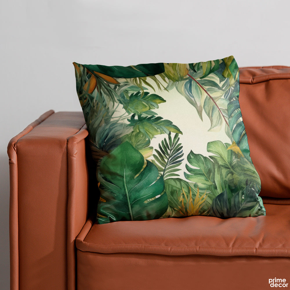 Light Green Leaves | Nordic Cushion #002 - Prime Décor