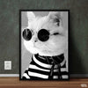 Chanel Black And White Cat | Animal Poster Wall Art