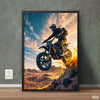 Mountain Bike In The Desert Poster Wall Art
