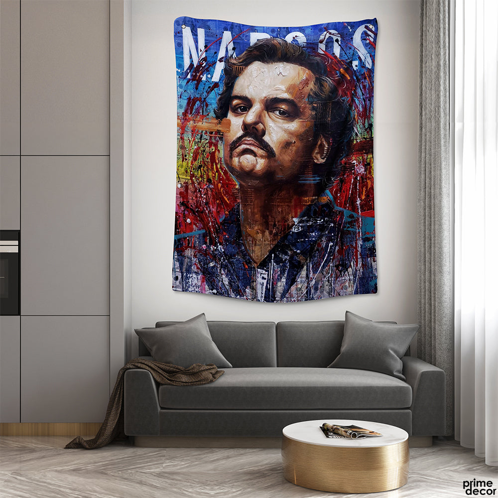 Pablo Escobar Pop Art | Figure Tapestry On Sale - Prime Décor