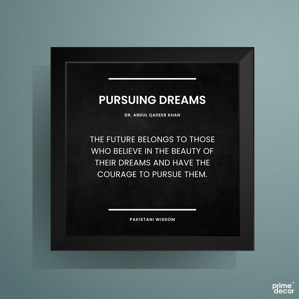 Pakistani Wisdom Quotes Black & Yellow (9 Panel) Motivational Wall Art - Prime Décor