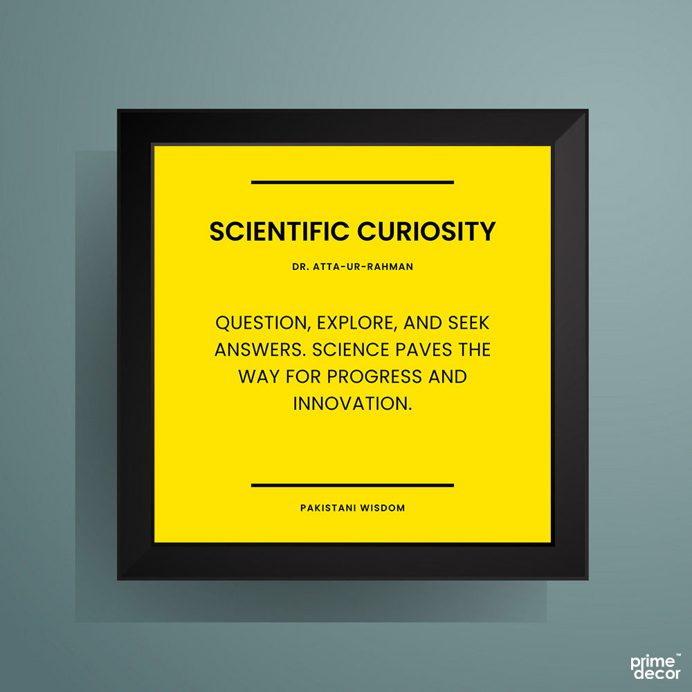 Pakistani Wisdom Quotes Black & Yellow (9 Panel) Motivational Wall Art - Prime Décor