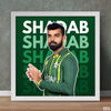 Pakistan Cricket Team with Typography Background (6 Panel) Sports Wall Art