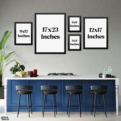 A Slice For A Day (5 Panel) Cafe Wall Art