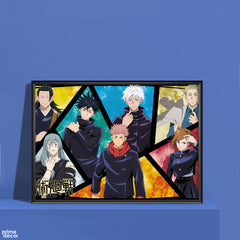 Split Characters From Jujutsu Kaisen | Anime Wall Art - Prime Décor