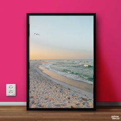 Sunrise Beach white Sand | Nature Poster Wall Art