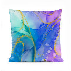 Fluid Ink Marble | Abstract Cushion #009 - Prime Décor