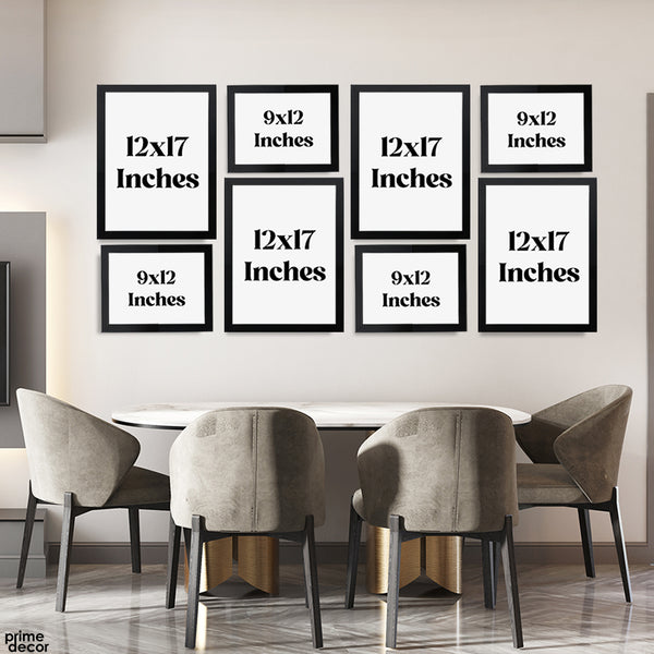 Time To Visit The Famous Places Of The World (8 Panel) Travel Wall Art