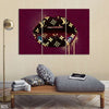 Black Lips With Typography (3 Panel) Fashion Wall Art