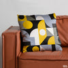 Geometric Circle In Scandinavian Style | Abstract Cushion #101