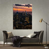 View of City at Night (Single Panel) Travel Wall Art