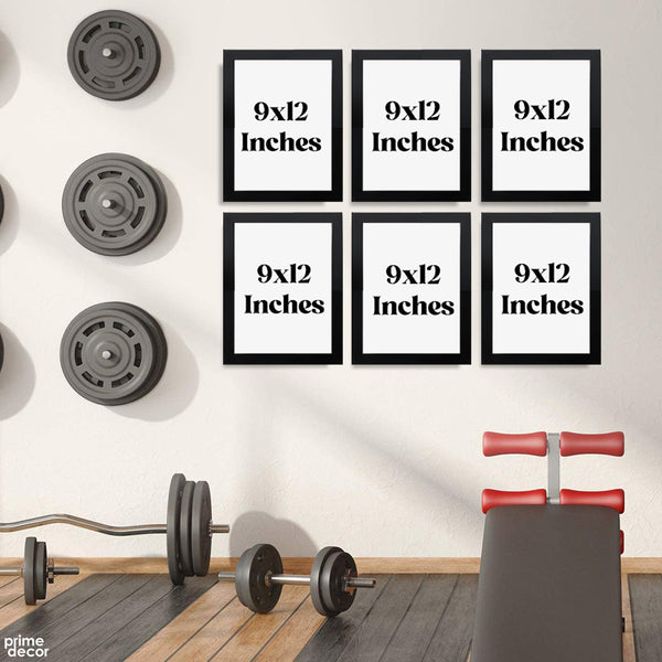 Be A Warrior Motivational Gym Artwork (6 Panel) Gym Wall Art