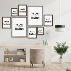 Women Fashion Beauty Aesthetic Artwork (8 Panel) Fashion Wall Art