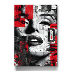 Glamour In Abstract Red