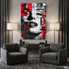 Glamour In Abstract Red