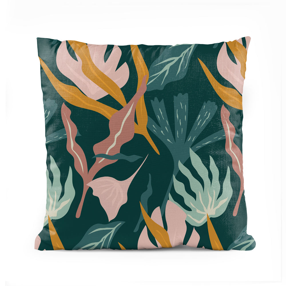 Colorful Tropical Leaves Pattern | Nordic Cushion #112 - Prime Décor