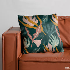 Colorful Tropical Leaves Pattern | Nordic Cushion #112 - Prime Décor