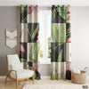 Hand Painted Tropical Square Pattern | Nordic Curtains #119