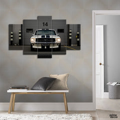 Mercedes Benz Coupe Vintage Edition (5 Panel) Car Painting Wall Art - Prime Décor