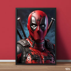 Deadpool In Suit | Movie Poster Wall Art