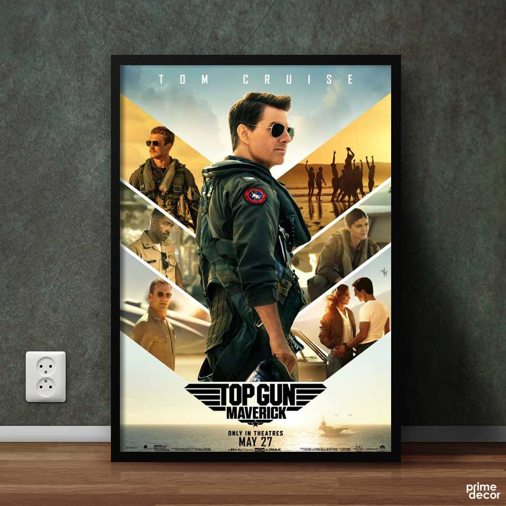 Top Gun Poster |  Movie Poster Wall Art - Prime Décor