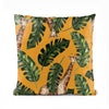 Tropical Leaf & African Giraffe | Nursery Cushion #128