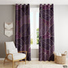 Purple Tone Tropical Pattern | Floral Curtains #129