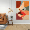 Colorful Abstract Face Artwork (Single Panel) Fashion Wall Art