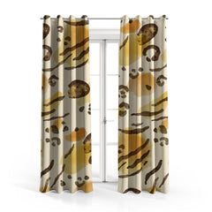 Tiger Skin Print | Abstract Curtains #134