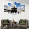 Beautiful View Of Holy Kaaba (5 Panel) Islamic Wall Art