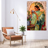 Beautiful Women In Cultural Dress Aesthetic Artwork (Single Panel) Fashion Wall Art
