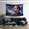 Allama Iqbal Gazing Into The Space With Urdu Typography AI Imagined | Figure Tapestry