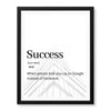 Success Motivational Quote Over White Background | Abstract Motivational Artwork #00140