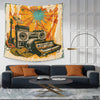 Abstract Artwork Of Musical Instruments | Fashion Tapestry