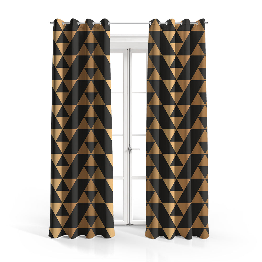 Luxury Triangle Vector | Abstract Curtains #159 - Prime Décor