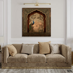 Aesthetic Mughal Era Style Artwork (Single Panel) Nature Wall Art