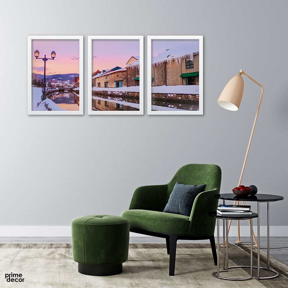 Venice in Winter (3 Panel) Cityscape Wall Art - Prime Décor
