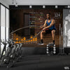 Battlerope Cardio Workout With Body Activity Text | Gym Wallpaper Mural