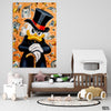 Duck With A Hat (Single Panel) Fashion Wall Art