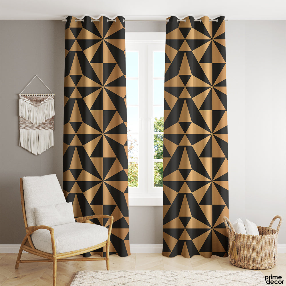 Seamless Asanoha Ornament | Abstract Curtains #160 - Prime Décor