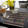 Carbon Grey & Tumbleweed Tribal Pattern | Table Runner and Placemat Set