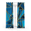 Mystic Marble Series - Blue | Abstract Curtains #166