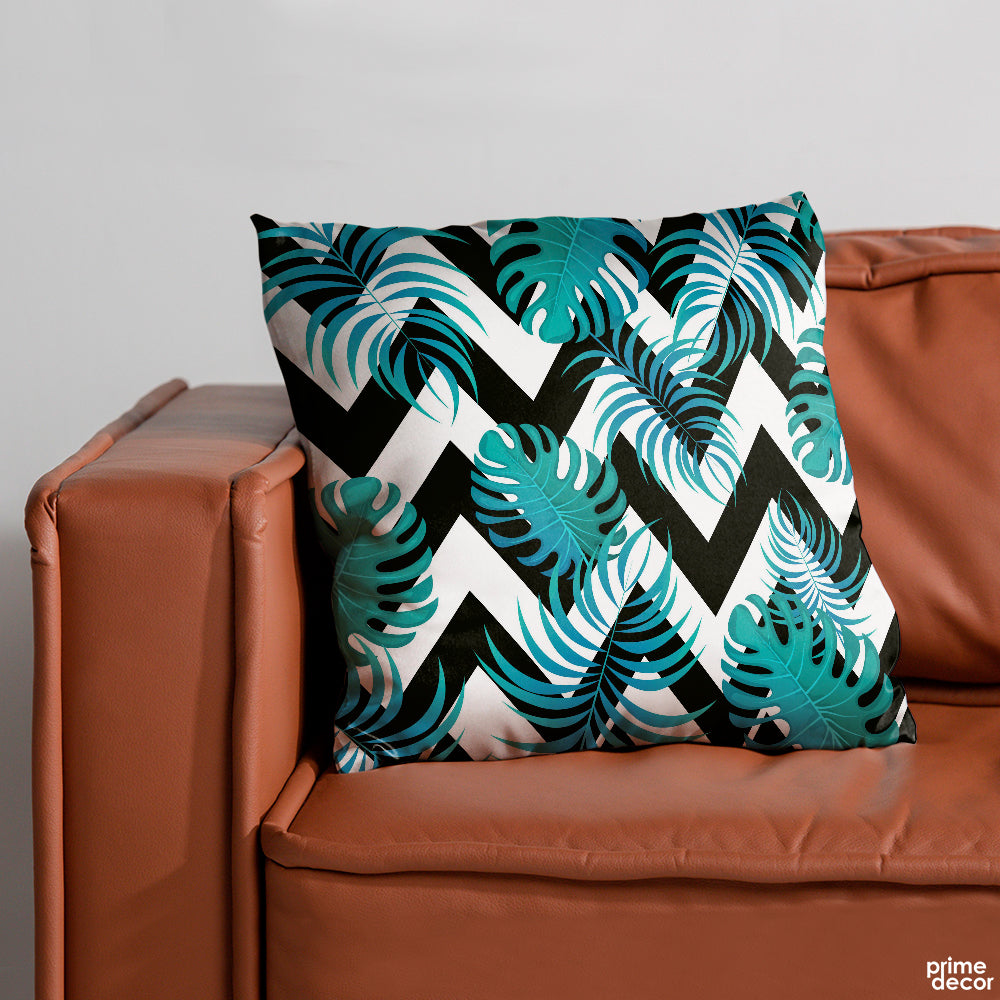 Hawaiian Chevron Stripe Pattern | Tropical Cushion #167 - Prime Décor