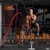 Calorie Count Text With Battlerope Cardio Workout | Gym Wallpaper Mural