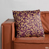 William Morris Beige on Purple Pattern | Floral Cushion #172