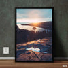 Mountain Sunset  Poster|  Poster Wall Art